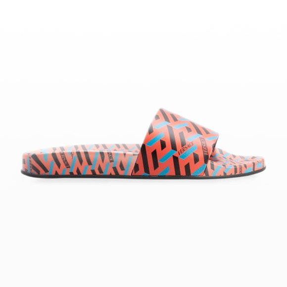 Versace Red and Blue Sandals - Picture 6 of 10